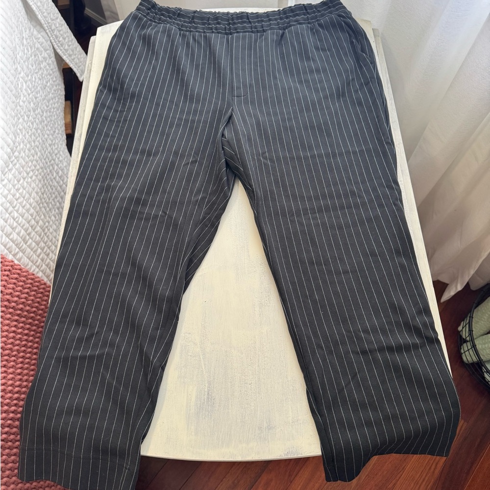 Pinstripe Black Pants